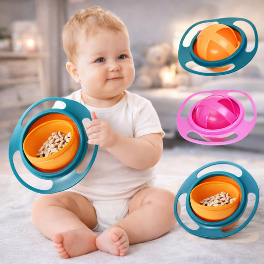 Rotirajuća Posuda Baby – Hrana ostaje u posudi, čak i kad se okrene naopačke!