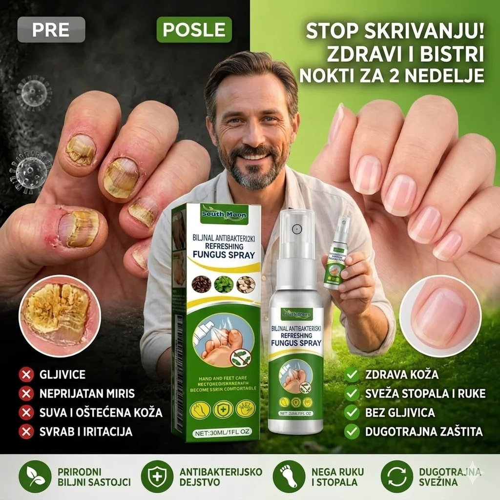 💅 Sredstvo za lečenje gljivica na noktima – Ne skrivaj svoje nokte – izleči ih! 1+1 GRATIS