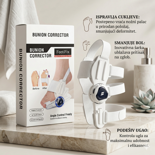 Longeta za cukljeve sa tockicem - Ispravite čukljeve bez operacije i bez bola!