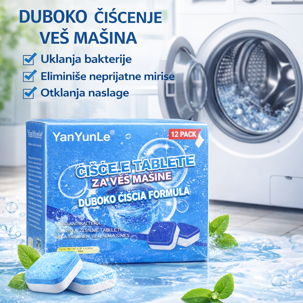 Zaboravite na Neprijatne Mirise: Vaša Mašina Kao Nova uz Deep Clean Formulu!